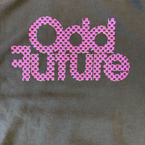 New Odd Future Gray And Pink Pullover Hoodie Size Small OFWGKTA Donut Streetwear - Picture 4 of 4